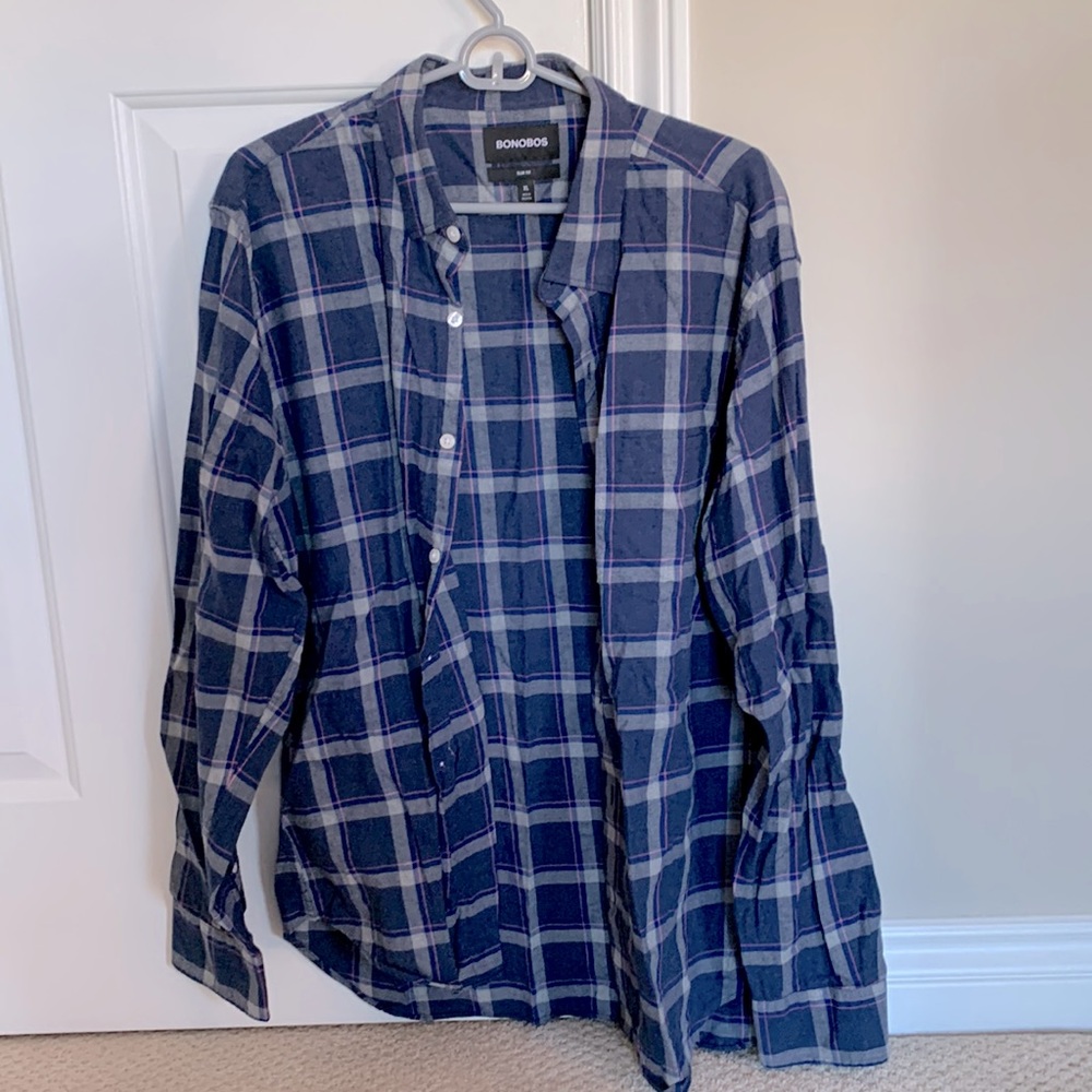 Bonobos Men’s Slim Fit Dress Shirt, size XL